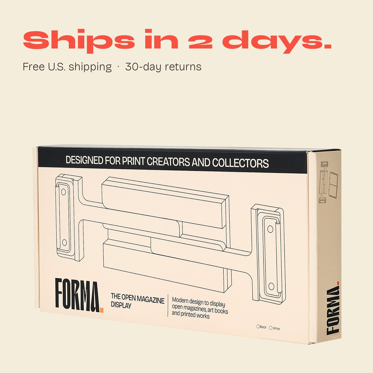 FORMA product box, front view